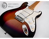 Fender 60th AM Stratocaster USA 3-Tone-Sunburst, Maple Neck