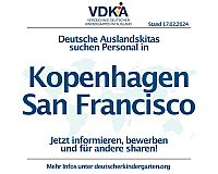 Kopenhagen, San Francisco: Deutsche Auslandskita sucht Personal