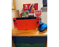 Nintendo switch oled in Rot