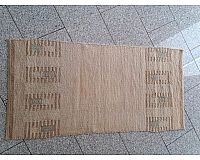 Tisca Schurwollteppich / Läufer 140x70 cm Fußbodengeignet