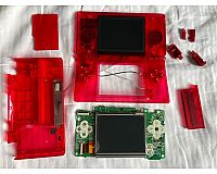 Nintendo DS Lite Transparent Rot (Defekt?)