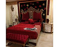 Schlafzimmer Komplett inkl. 2 Nachtkommoden, Spiegelschrank, 2 Stühle und 1 Beistelltisch
